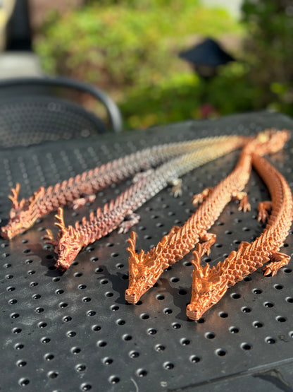 New bronze and copper dragons