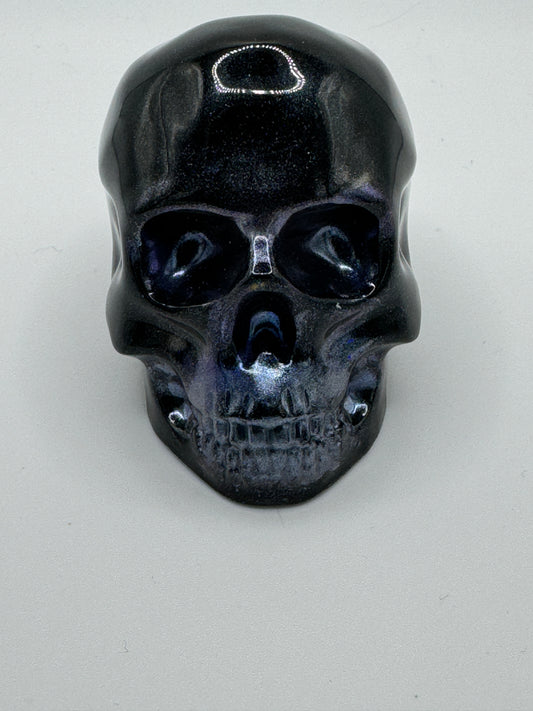 Menacing Black Phantom Skull